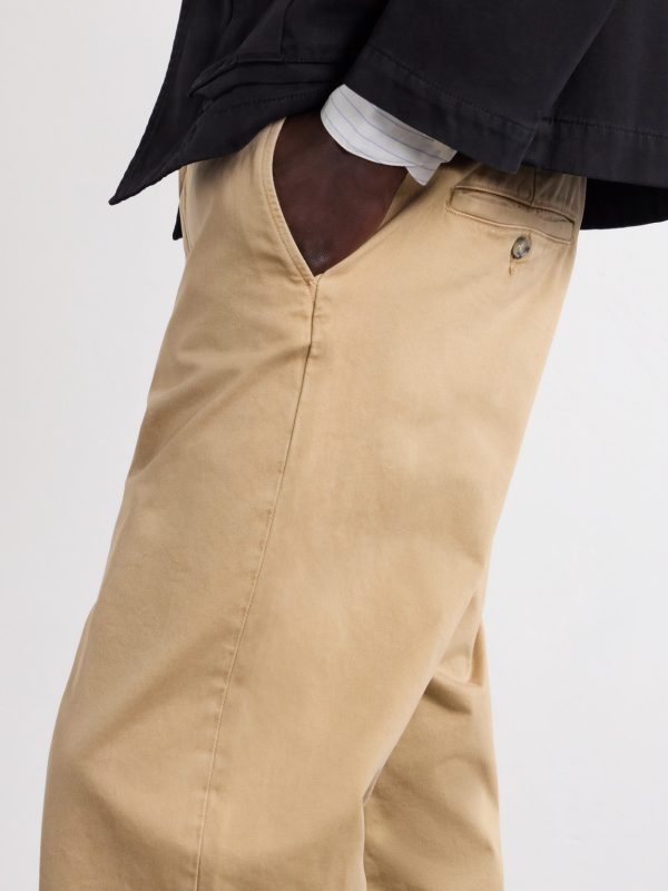 Genua Chino Straight-Leg Cotton Trousers - E2 Genua Chino Straight-Leg Cotton Trousers - E2