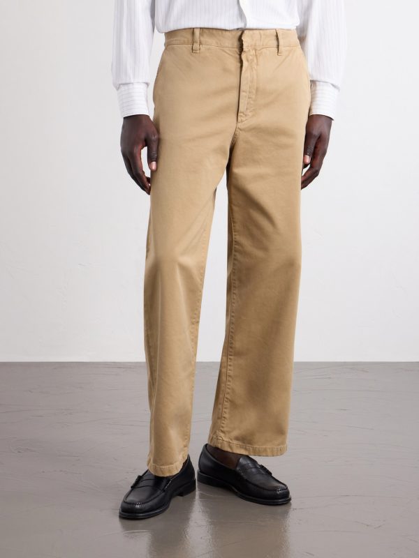 Genua Chino Straight-Leg Cotton Trousers - FR Genua Chino Straight-Leg Cotton Trousers - FR