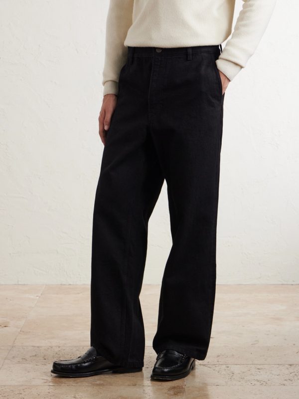 Genua Straight-Leg Cotton-Blend Chino Trousers - FR