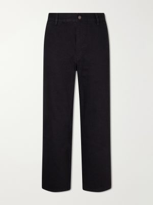 Genua Straight-Leg Cotton-Blend Chino Trousers