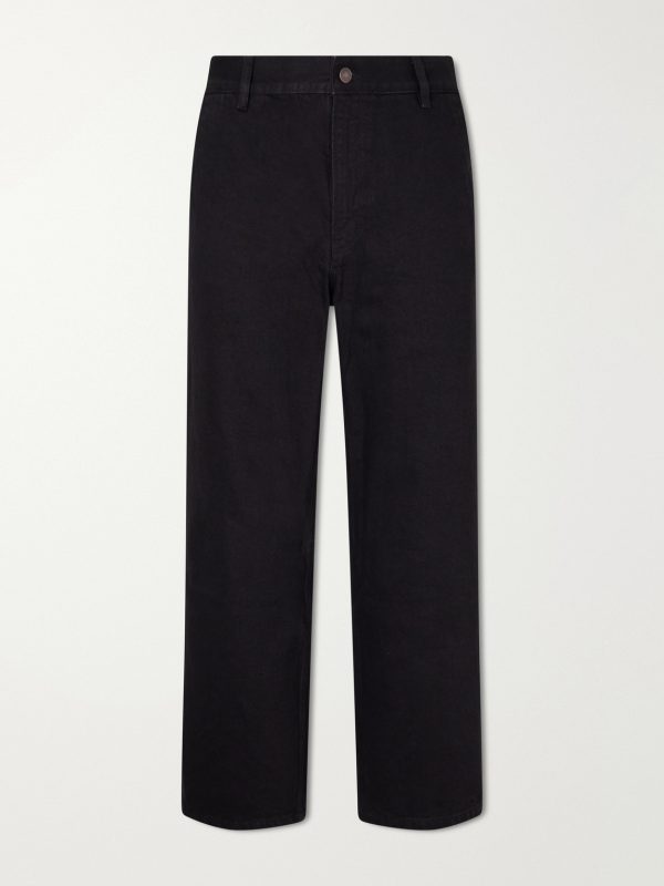 Genua Straight-Leg Cotton-Blend Chino Trousers