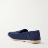 Mayfair II Collapsible-Heel Suede Loafers - BK Mayfair II Collapsible-Heel Suede Loafers - BK
