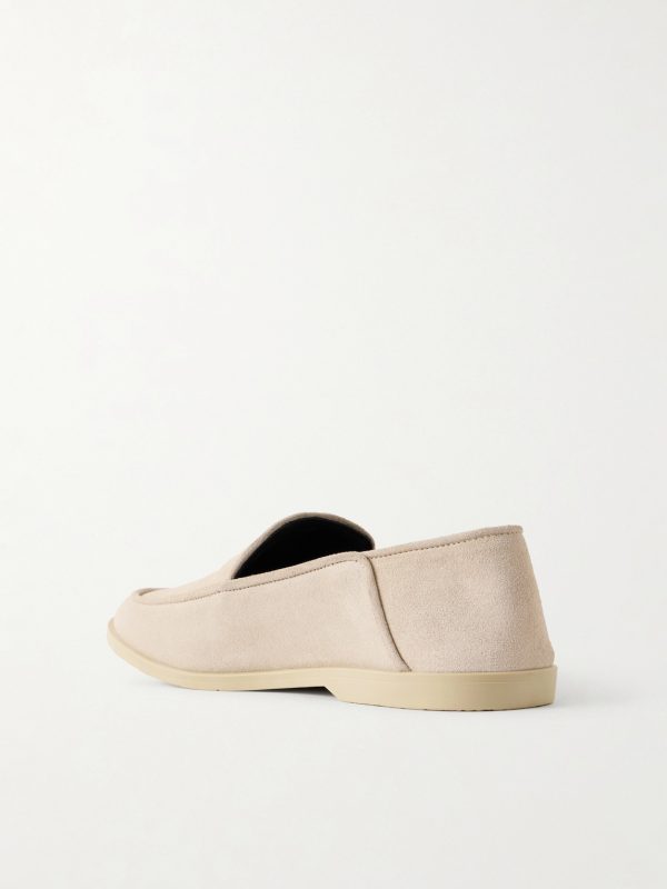 Mayfair II Collapsible-Heel Suede Loafers - BK
