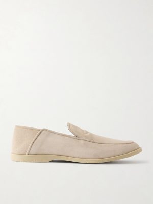 Mayfair II Collapsible-Heel Suede Loafers