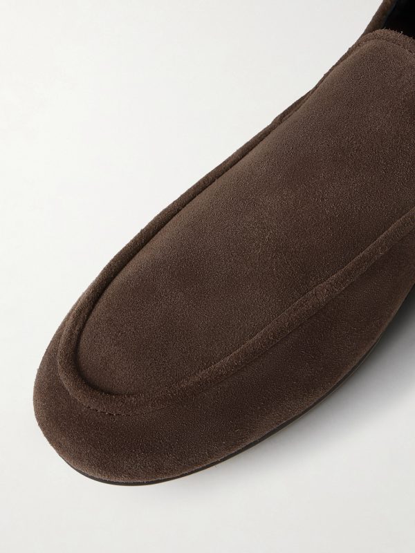 Mayfair II Collapsible-Heel Suede Loafers - CU Mayfair II Collapsible-Heel Suede Loafers - CU