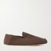Mayfair II Collapsible-Heel Suede Loafers Mayfair II Collapsible-Heel Suede Loafers