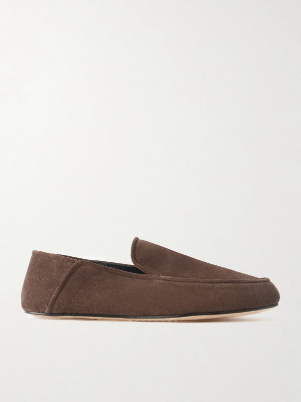 Mayfair II Collapsible-Heel Suede Loafers Mayfair II Collapsible-Heel Suede Loafers