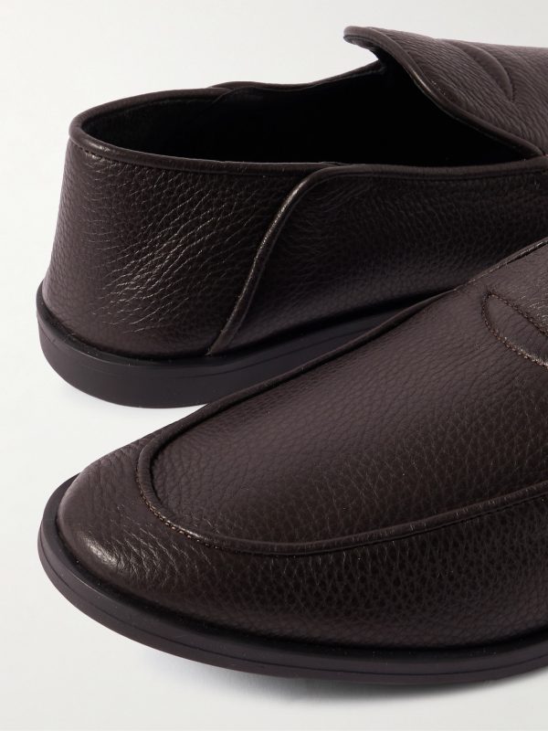 Mayfair II Collapsible-Heel Deerskin Loafers - CU