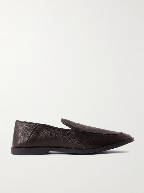 Mayfair II Collapsible-Heel Deerskin Loafers