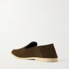 Mayfair II Collapsible-Heel Suede Loafers - BK Mayfair II Collapsible-Heel Suede Loafers - BK