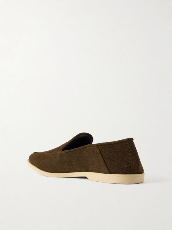 Mayfair II Collapsible-Heel Suede Loafers - BK Mayfair II Collapsible-Heel Suede Loafers - BK