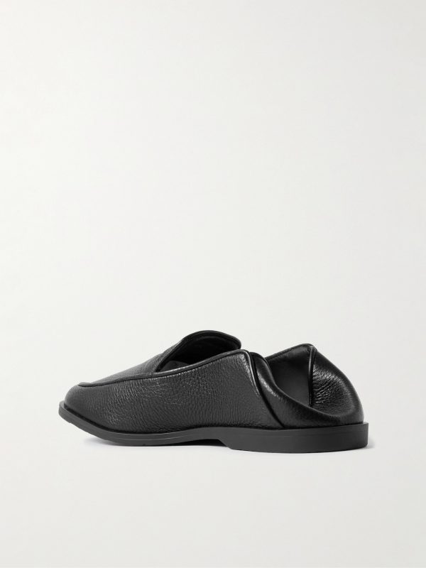 Mayfair II Collapsible-Heel Deerkskin Loafers - BK Mayfair II Collapsible-Heel Deerkskin Loafers - BK