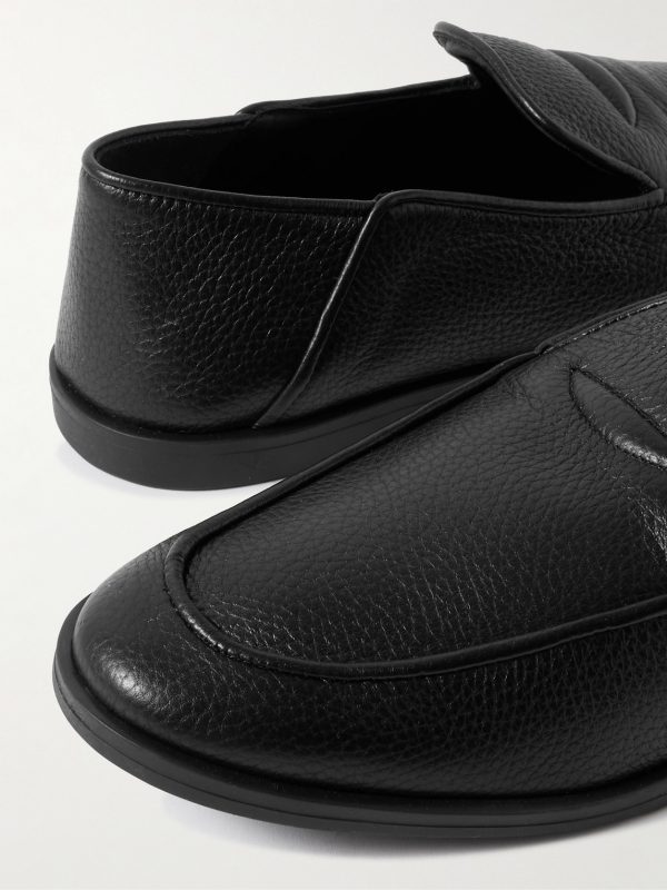 Mayfair II Collapsible-Heel Deerkskin Loafers - CU Mayfair II Collapsible-Heel Deerkskin Loafers - CU