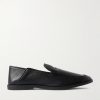 Mayfair II Collapsible-Heel Deerkskin Loafers Mayfair II Collapsible-Heel Deerkskin Loafers