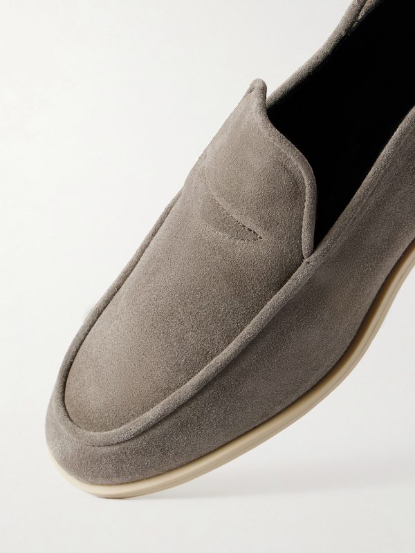 Mayfair II Collapsible-Heel Suede Loafers - CU Mayfair II Collapsible-Heel Suede Loafers - CU