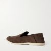 Mayfair II Collapsible-Heel Suede Loafers - BK Mayfair II Collapsible-Heel Suede Loafers - BK