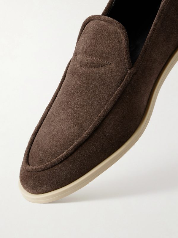 Mayfair II Collapsible-Heel Suede Loafers - CU Mayfair II Collapsible-Heel Suede Loafers - CU