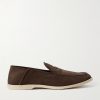 Mayfair II Collapsible-Heel Suede Loafers Mayfair II Collapsible-Heel Suede Loafers