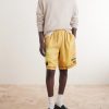 Montauk Embroidered Printed Corduroy-Linen Shorts - OU Montauk Embroidered Printed Corduroy-Linen Shorts - OU