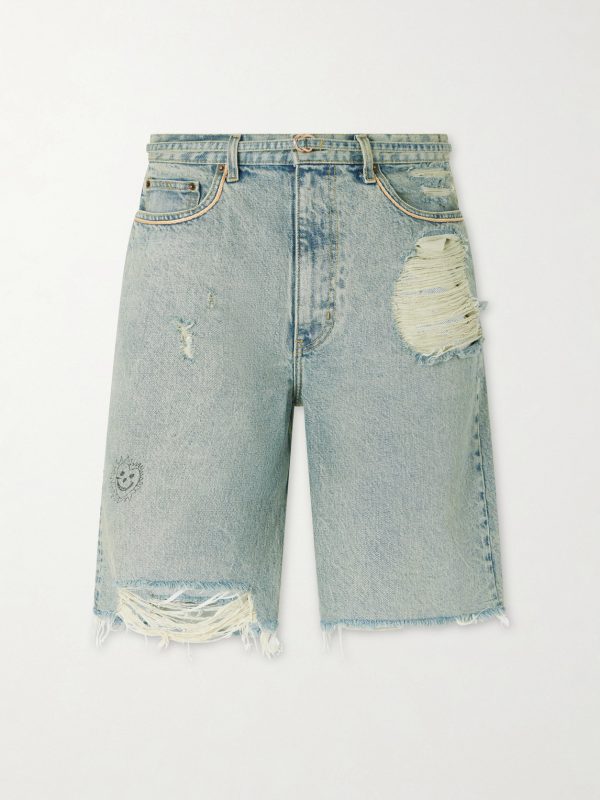 Good Good Times Distressed Denim Shorts Good Good Times Distressed Denim Shorts