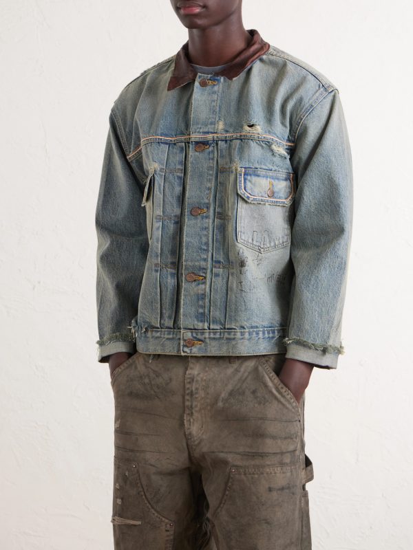 Buffalo 66 Distressed Denim Jacket - FR