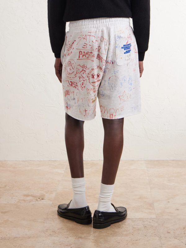 Joshua Tree Printed Cotton-Jersey Shorts - BK Joshua Tree Printed Cotton-Jersey Shorts - BK