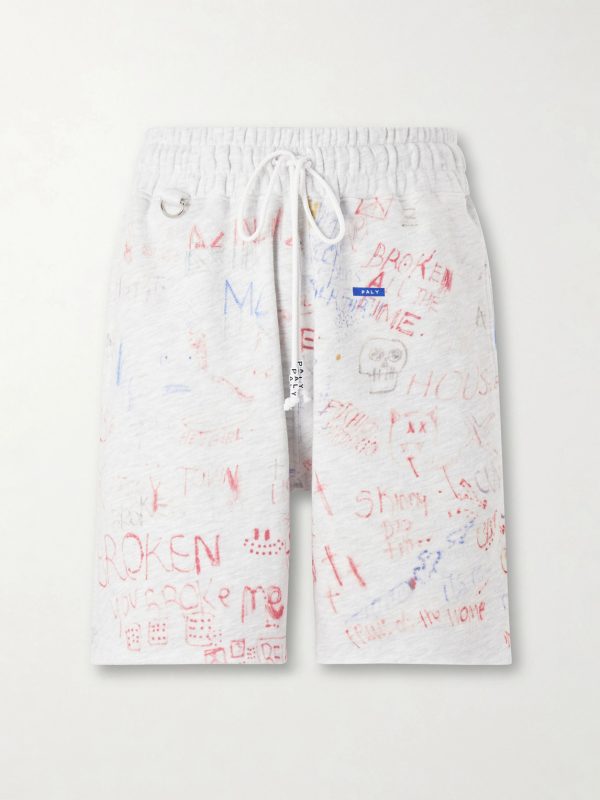 Joshua Tree Printed Cotton-Jersey Shorts Joshua Tree Printed Cotton-Jersey Shorts