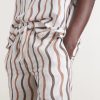 + La Marzocco Delfino Striped Tencel® Linen-Blend Pyjama Bottoms - CU