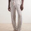 + La Marzocco Delfino Striped Tencel® Linen-Blend Pyjama Bottoms - FR