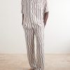 + La Marzocco Delfino Striped Tencel® Linen-Blend Pyjama Bottoms - OU