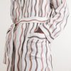 + La Marzocco Striped Belted Tencel® and Linen-Blend Pyjamas - CU