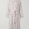 + La Marzocco Striped Belted Tencel® and Linen-Blend Pyjamas