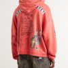 Chelsea Hotel Distressed Printed Cotton-Jersey Hoodie - BK