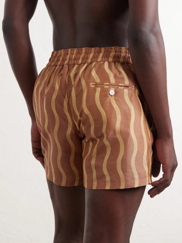 + La Marzocco Rio Straight-Leg Printed Swim Shorts - BK + La Marzocco Rio Straight-Leg Printed Swim Shorts - BK