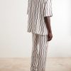 + La Marzocco Striped Tencel® and Linen-Blend Pyjama Shirt - BK