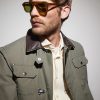 GR14 Aviator-Style Acetate Sunglasses - BK GR14 Aviator-Style Acetate Sunglasses - BK
