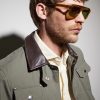 GR14 Aviator-Style Acetate Sunglasses - OU GR14 Aviator-Style Acetate Sunglasses - OU
