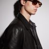 Navigator Aviator-Style Acetate Sunglasses - BK Navigator Aviator-Style Acetate Sunglasses - BK