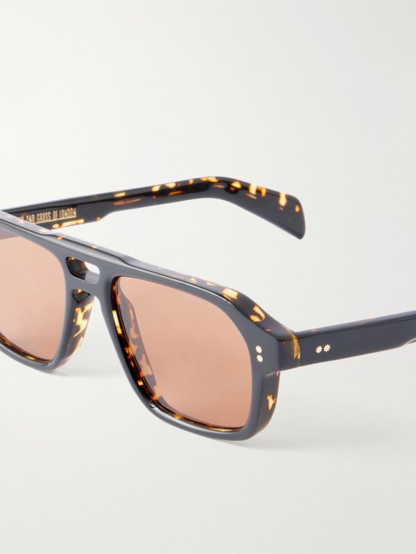 Navigator Aviator-Style Acetate Sunglasses - CU Navigator Aviator-Style Acetate Sunglasses - CU