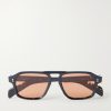 Navigator Aviator-Style Acetate Sunglasses Navigator Aviator-Style Acetate Sunglasses