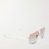 1424 Aviator-Style Gold-Tone and Silver-Tone Sunglasses - FR 1424 Aviator-Style Gold-Tone and Silver-Tone Sunglasses - FR