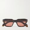 1432 Square-Frame Acetate Sunglasses