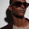 1432 Square-Frame Acetate Sunglasses - OU