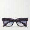 9386 Square-Frame Acetate Sunglasses 9386 Square-Frame Acetate Sunglasses