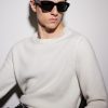 Square-Frame Acetate Sunglasses - BK Square-Frame Acetate Sunglasses - BK
