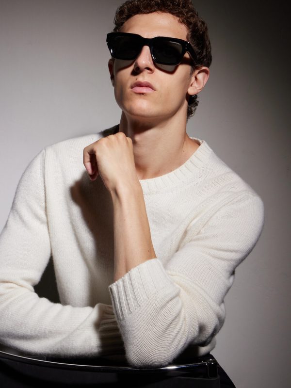 Square-Frame Acetate Sunglasses - OU Square-Frame Acetate Sunglasses - OU