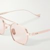 1425 Square-Frame Gold-Tone Sunglasses - E1 1425 Square-Frame Gold-Tone Sunglasses - E1
