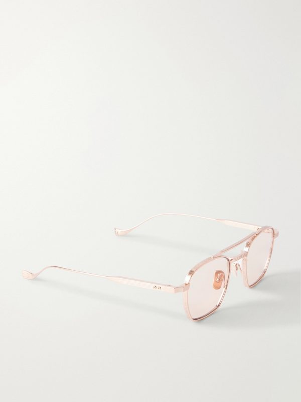 1425 Square-Frame Gold-Tone Sunglasses - FR 1425 Square-Frame Gold-Tone Sunglasses - FR