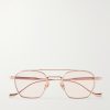 1425 Square-Frame Gold-Tone Sunglasses 1425 Square-Frame Gold-Tone Sunglasses