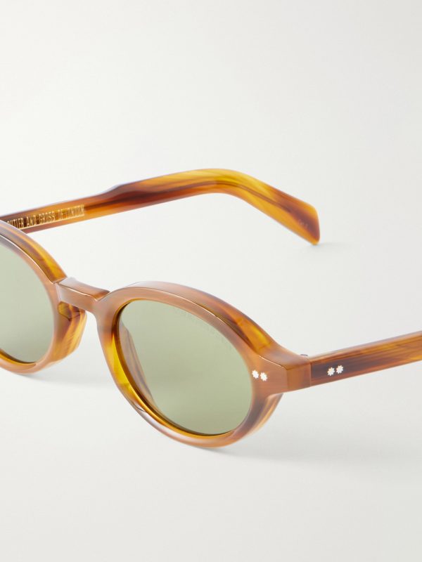 GR13 Oval-Frame Acetate Sunglasses - CU GR13 Oval-Frame Acetate Sunglasses - CU